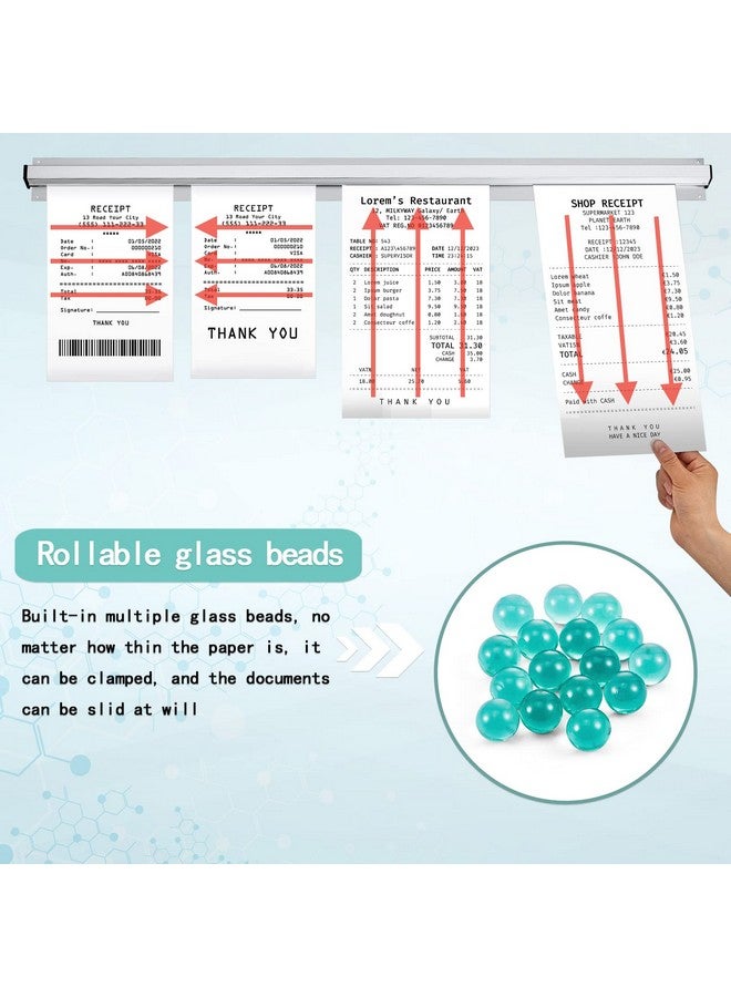 ايرينير حامل تذاكر للمطاعم، حامل تذاكر مقاس 36/48/60 بوصة، حامل طلبات المطاعم، حامل تذاكر، حامل تذاكر للمطاعم التجارية، المقاهي، الحانات، البارات (48 بوصة، قطعة واحدة) - Image 5