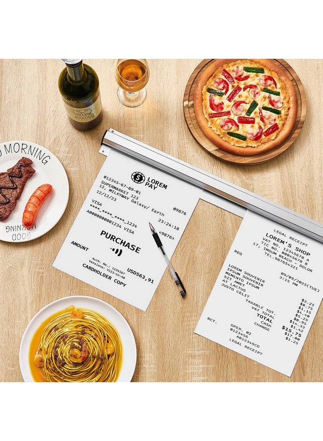 ايرينير حامل تذاكر للمطاعم، حامل تذاكر مقاس 36/48/60 بوصة، حامل طلبات المطاعم، حامل تذاكر، حامل تذاكر للمطاعم التجارية، المقاهي، الحانات، البارات (48 بوصة، قطعة واحدة) - Image 4