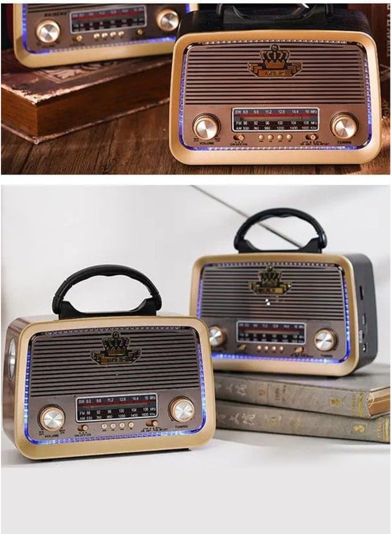 Vintage-Style Multi-Function Radio - Image 2
