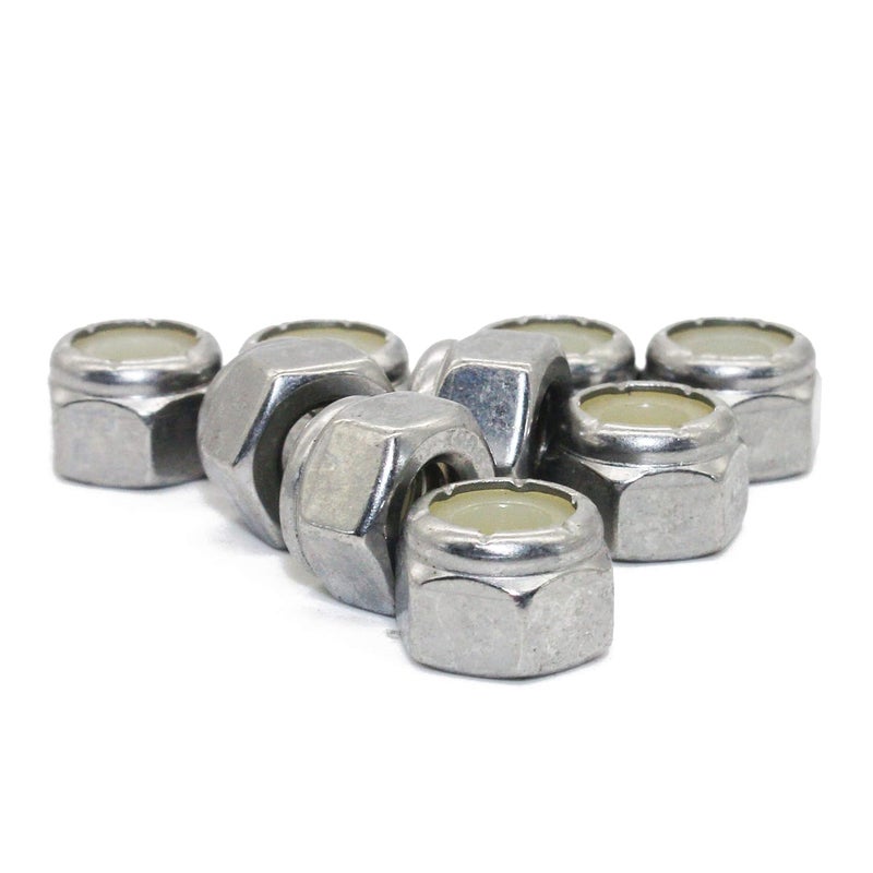 Fullerkreg Quantity 50Pcs 1/4-20 Nylon Insert Hex Lock Nuts, 18-8 Stainless Steel /SUS304/, Plain Finish, by - Image 4