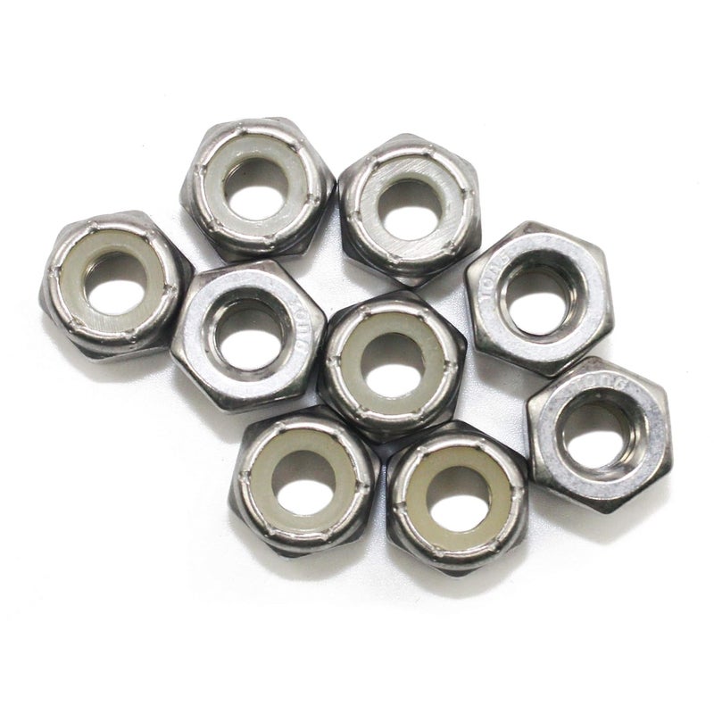 Fullerkreg Quantity 50Pcs 1/4-20 Nylon Insert Hex Lock Nuts, 18-8 Stainless Steel /SUS304/, Plain Finish, by - Image 2
