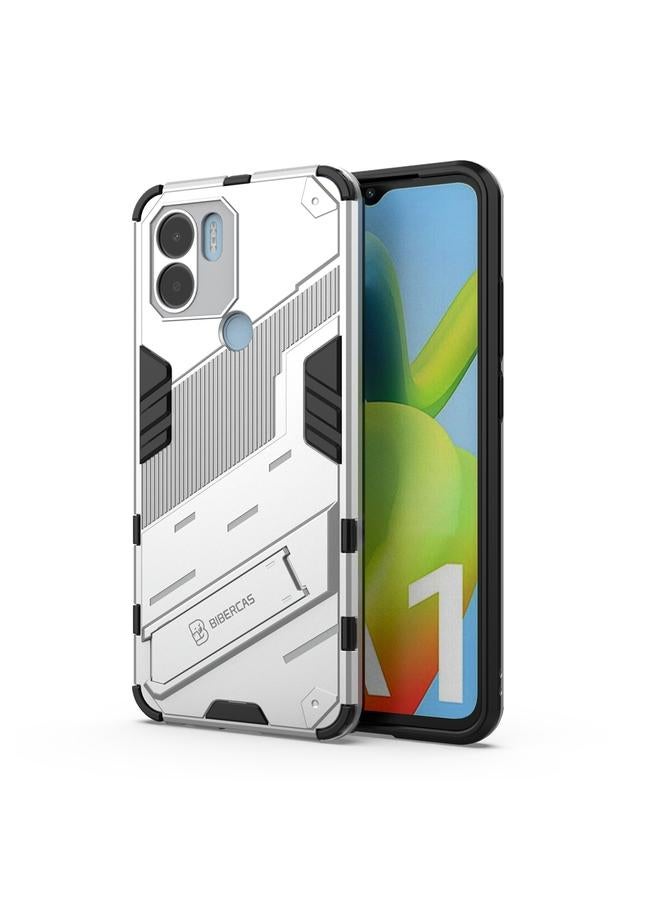Case For Xiaomi Redmi A1+ Punk Armor 2 in 1 PC + TPU Phone Case with Invisible Holder