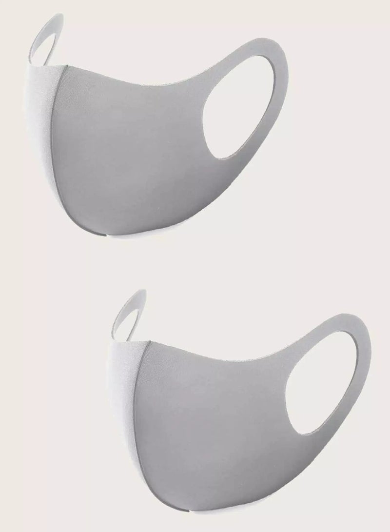 2pcs Men Simple Face Covering  - Image 2