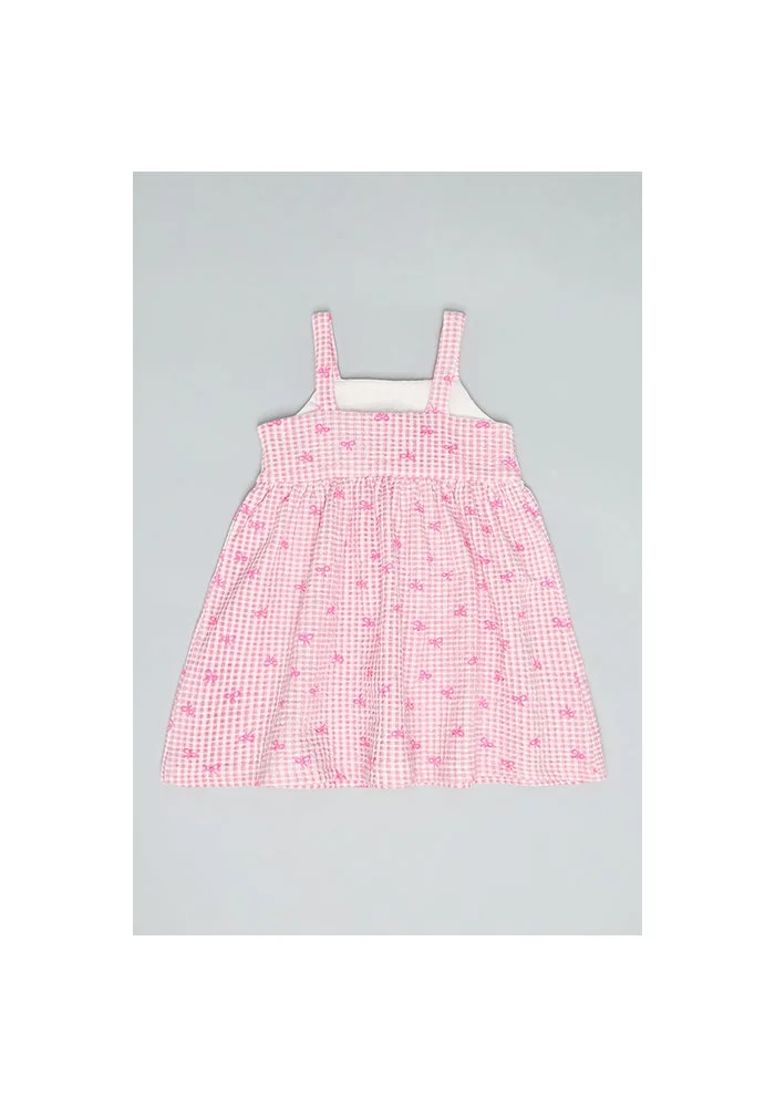R&b Checked Strappy Dress