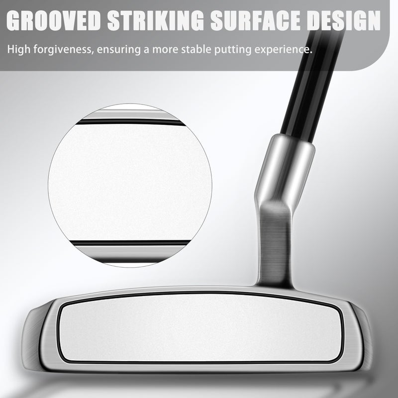 PGM Golf Standing Putter - Golf Putter for Men and Women - Mallet Putter with Stable Low Center of Gravity & Alignment Aid - Right Handed 35" - Image 4