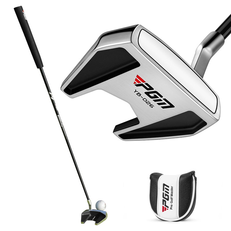 PGM Golf Standing Putter - Golf Putter for Men and Women - Mallet Putter with Stable Low Center of Gravity & Alignment Aid - Right Handed 35" - Image 1