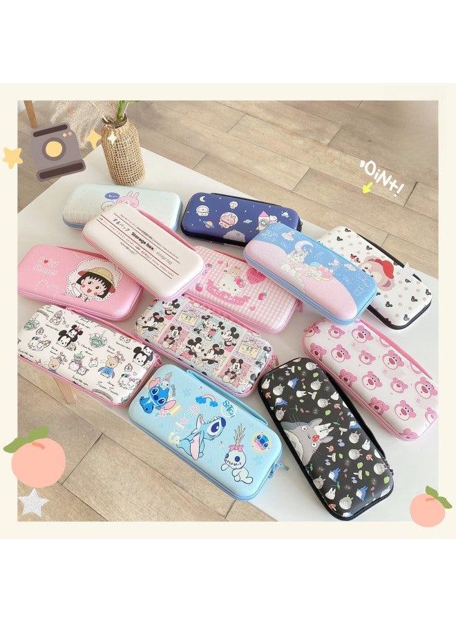 Cartoon Portable Nintendo Switch Storage Bag Ns Protective Case Switch Lite Protective Case Game Machine Bag-Product Color:Blue Big Ear Dog/switch Storage Box - Image 4