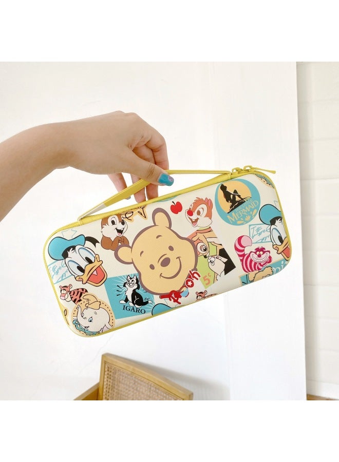 Cartoon Portable Nintendo Switch Storage Bag Ns Protective Case Switch Lite Protective Case Game Machine Bag-Product Color:Blue Big Ear Dog/switch Storage Box - Image 3