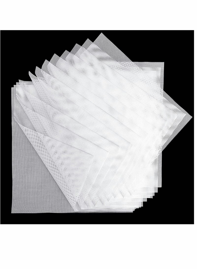 SYOSI Silicone Dehydrator Sheets, Premium Non-Stick Silicone Mesh for Fruit Dehydrator, Dehydrator Sheets Reusable 12 Pack (14 x 14 inch) - Image 1