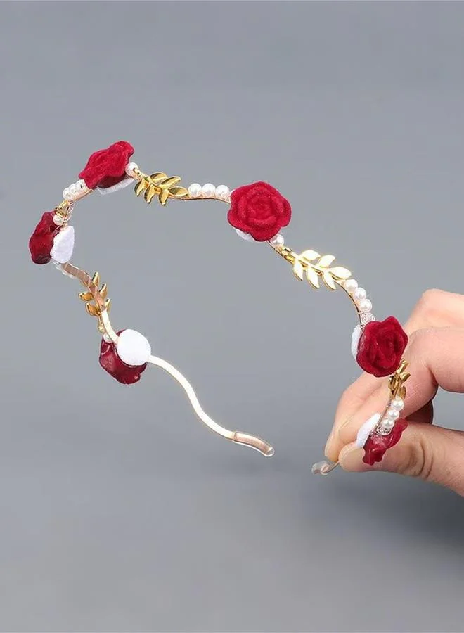 Styli  Floral and Pearl Embellished Headband for Women | Best Price UAE