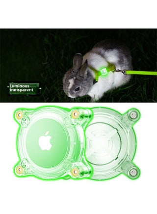For Apple Airtag Locator Protective Cover IP8 Waterproof Pet Collar Tracker Protective Cover-Color:Luminous Transparent - pzsku/Z13234A4B1A983135B7ABZ/45/1746196374/63fa518d-342d-482d-9108-c8bcbdbe9a1a