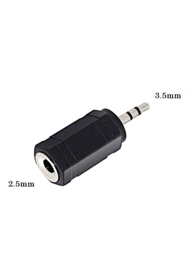 1Pcs 3.5mm Mono Plug Male To 2.5mm Female Connector  - Image 2