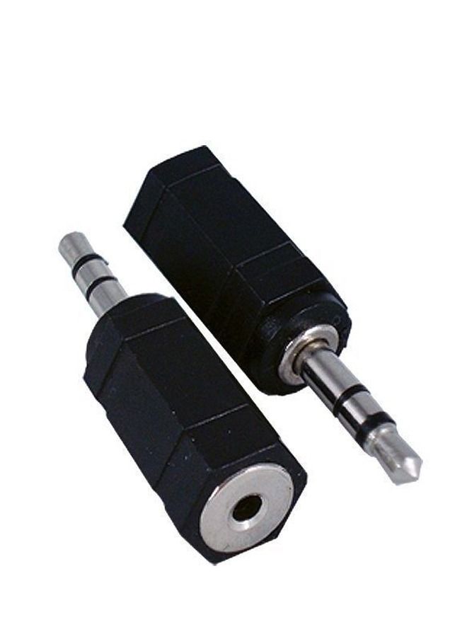1Pcs 3.5mm Mono Plug Male To 2.5mm Female Connector  - Image 1