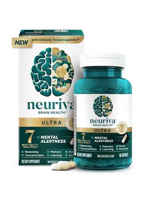 Ultra Decaffeinated Clinically Tested Nootropic Brain Supplement For Mental Alertness Memory Focus And Concentration