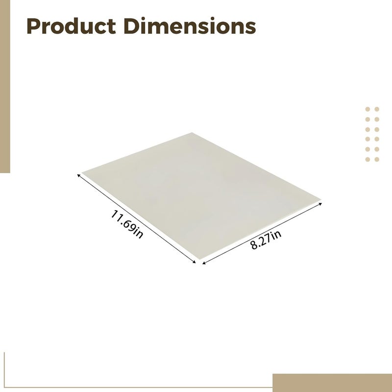 A4 Cream Cardstock Sheets, for Arts and Crafts, 8.3 X 11.7 in, Smooth Heavyweight Cardstock Paper, 200G Cardstock, Marker Drawing - Image 3