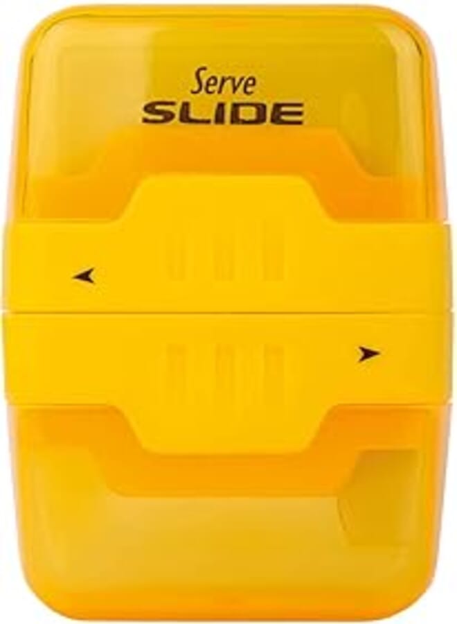 Serve Serve sv-slide1fs slide 2 in 1 eraser and sharpener - yellow 