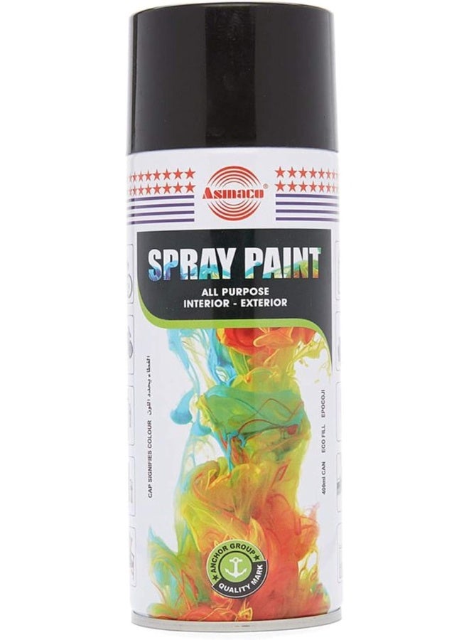 Asmaco Spray Paint Black - Image 1