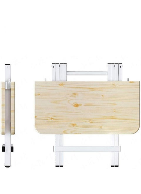 Adjustable Mobile Stand Up Desk Standing Desk Computer Desk Workstation Sit-Stand Desktop Standing Desk 80 * 80cm