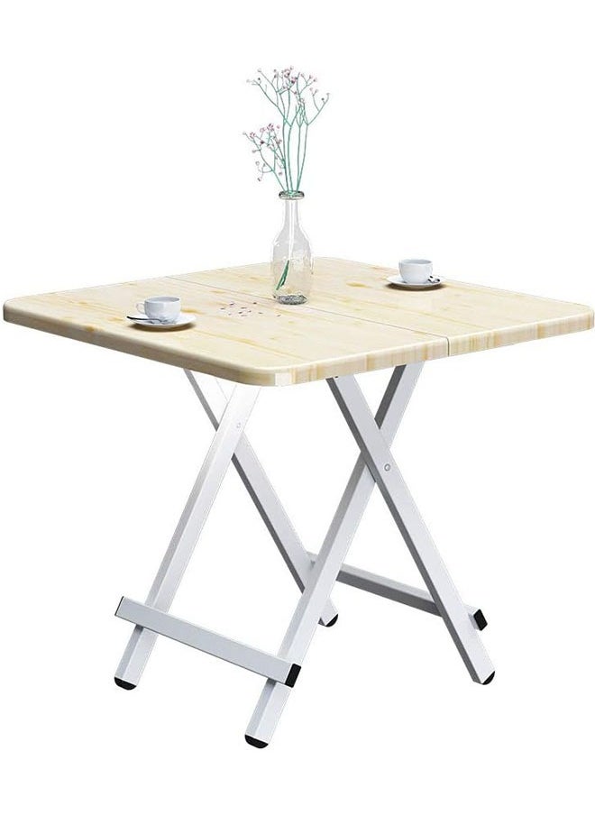 Generic - Adjustable Mobile Stand Up Desk Standing Desk Computer Desk Workstation Sit-Stand Desktop Standing Desk 80 * 80cm - Image 1