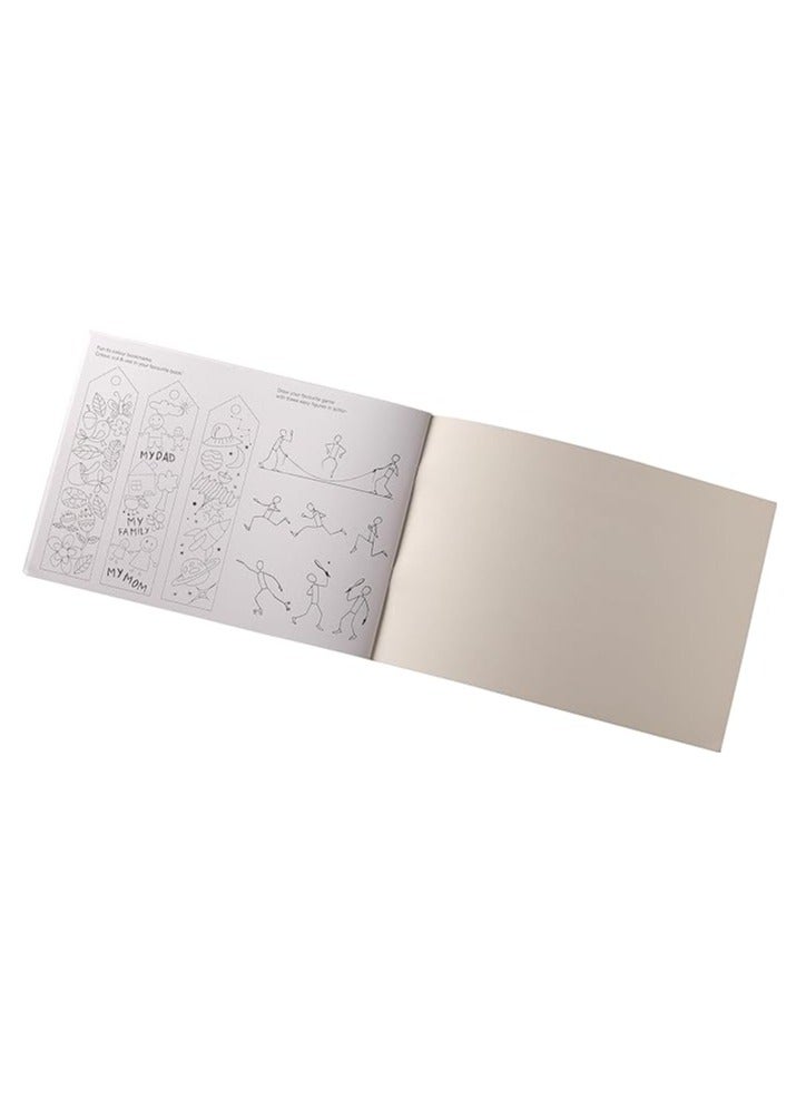 A4 Size Drawing Book White