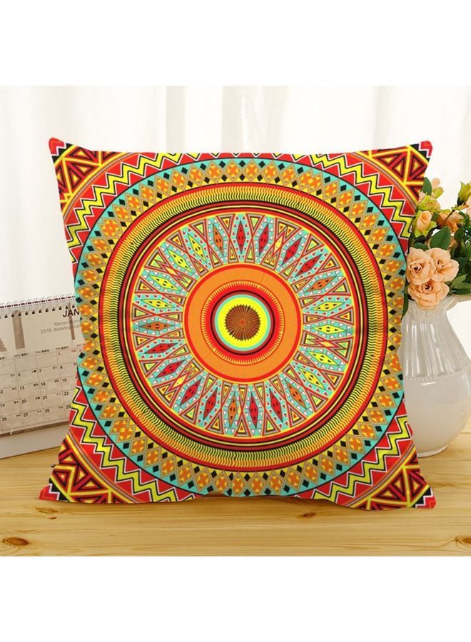NIBEMINENT Decorative Printed Cushion Cover Multicolour