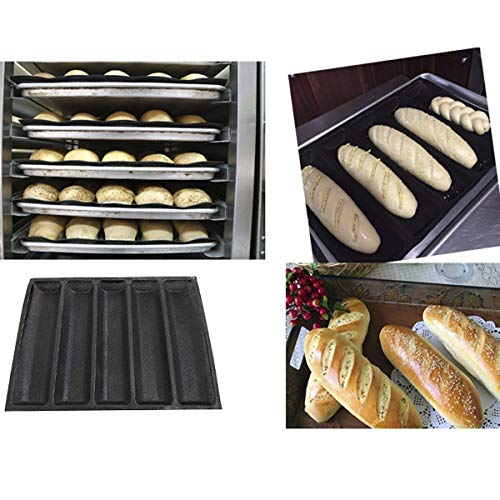 Baker Boutique Silicone Bread Mold 5 Loaf Baking Mould Flexible Reusable Forms Shapes Non Stick Perforated - Image 4