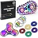 Chilvil 8Pcs Fidget Toys Adults Fidgets Spinner Autism Sensory Pack Spiky Sensory Rings for Anxiety Metal Bike Chain Roller Cool Gadgets for Teen Boys ADHD Silent Stress Relief Office Desk Toy Adults Gift - Image 2