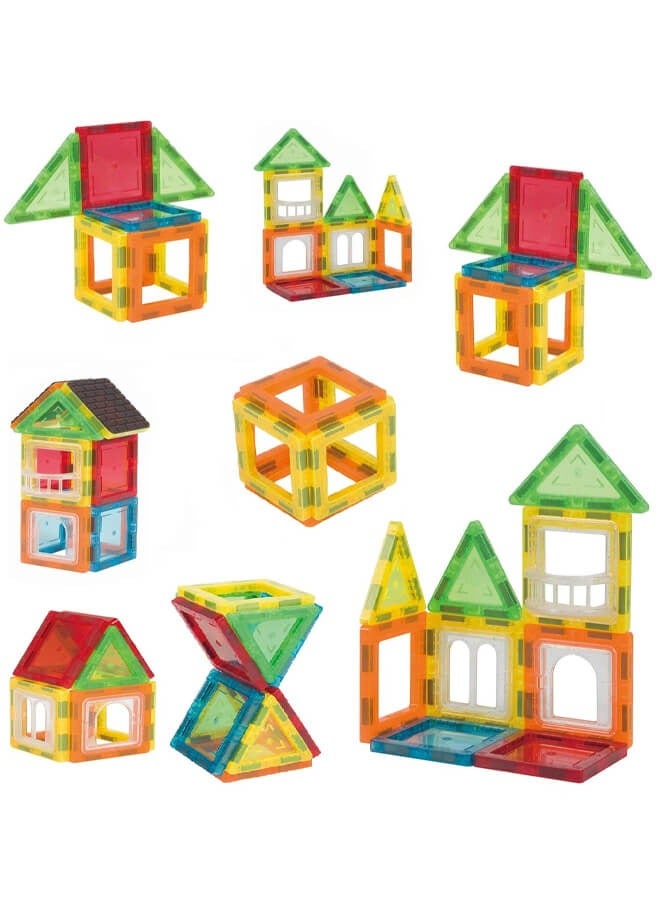 ريوليو مجموعة مكونة من 22 قطعة من البلاط المغناطيسي التعليمي للأطفال – لعبة سلسلة الطوب المغناطيسي - Image 2