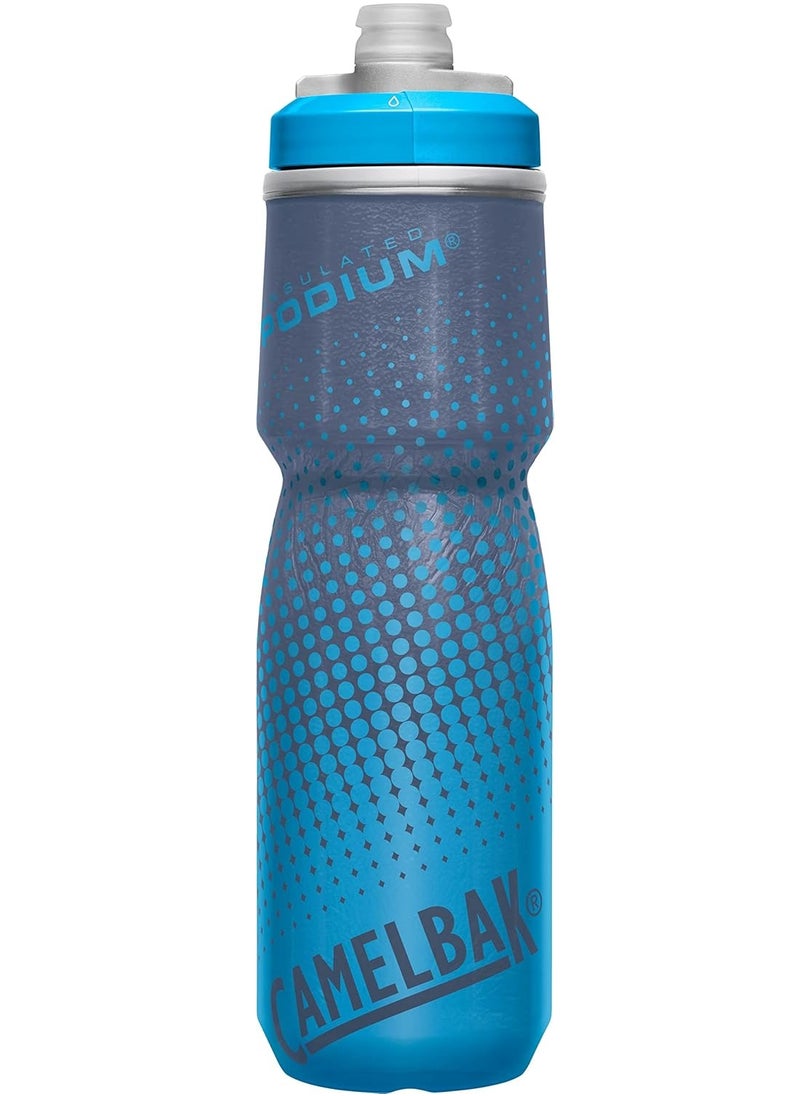CAMELBAK Camelbak Podium Chill Water Bottle, 21 oz Capacity, Blue Dot  - Image 1