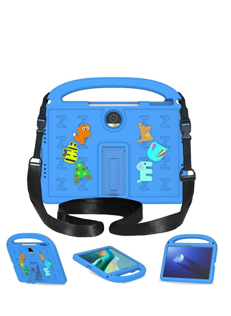 Children's protective case for honor pad 9 12.1 inch , shockproof cover with shoulder strap bracket - Image 1