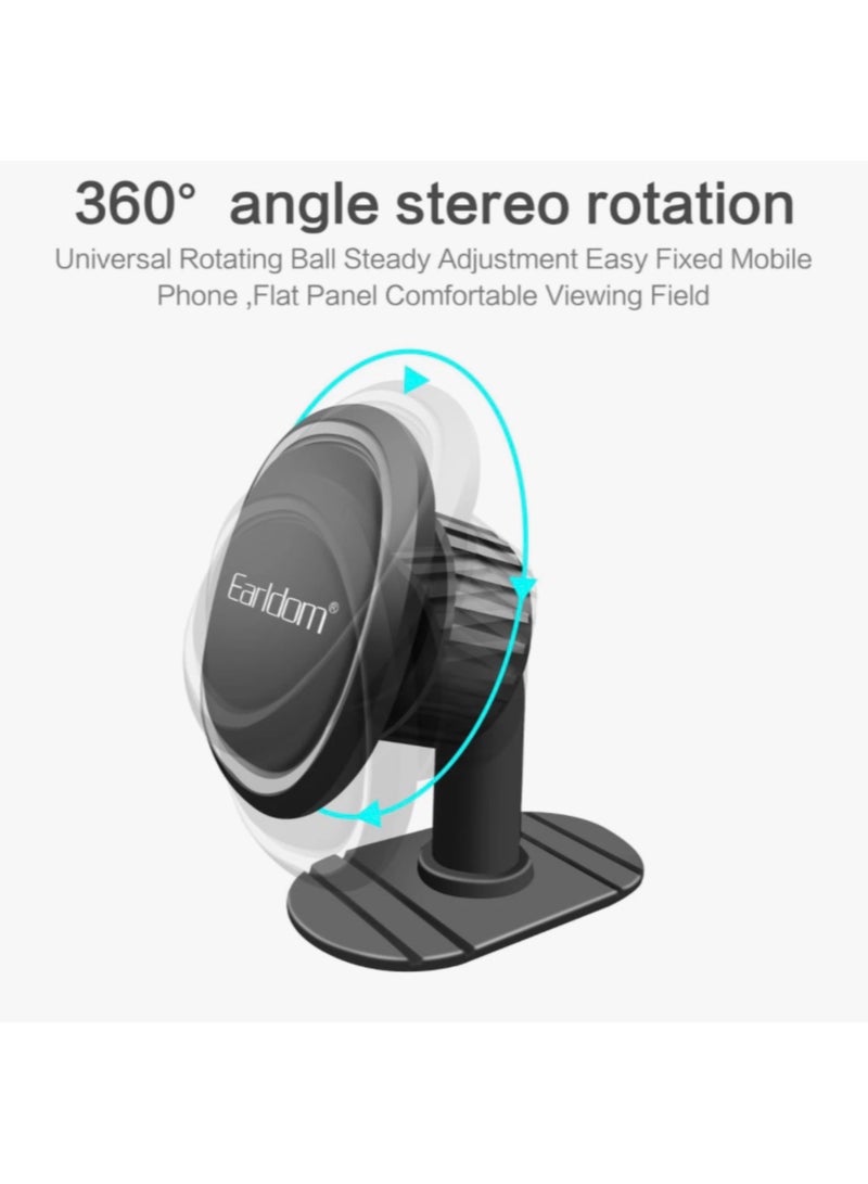 Earldom Universal Car Phone Holder with Strong Suction Cup – 360° Rotation, Telescopic Arm – Compatible with All Smartphones  - Image 2