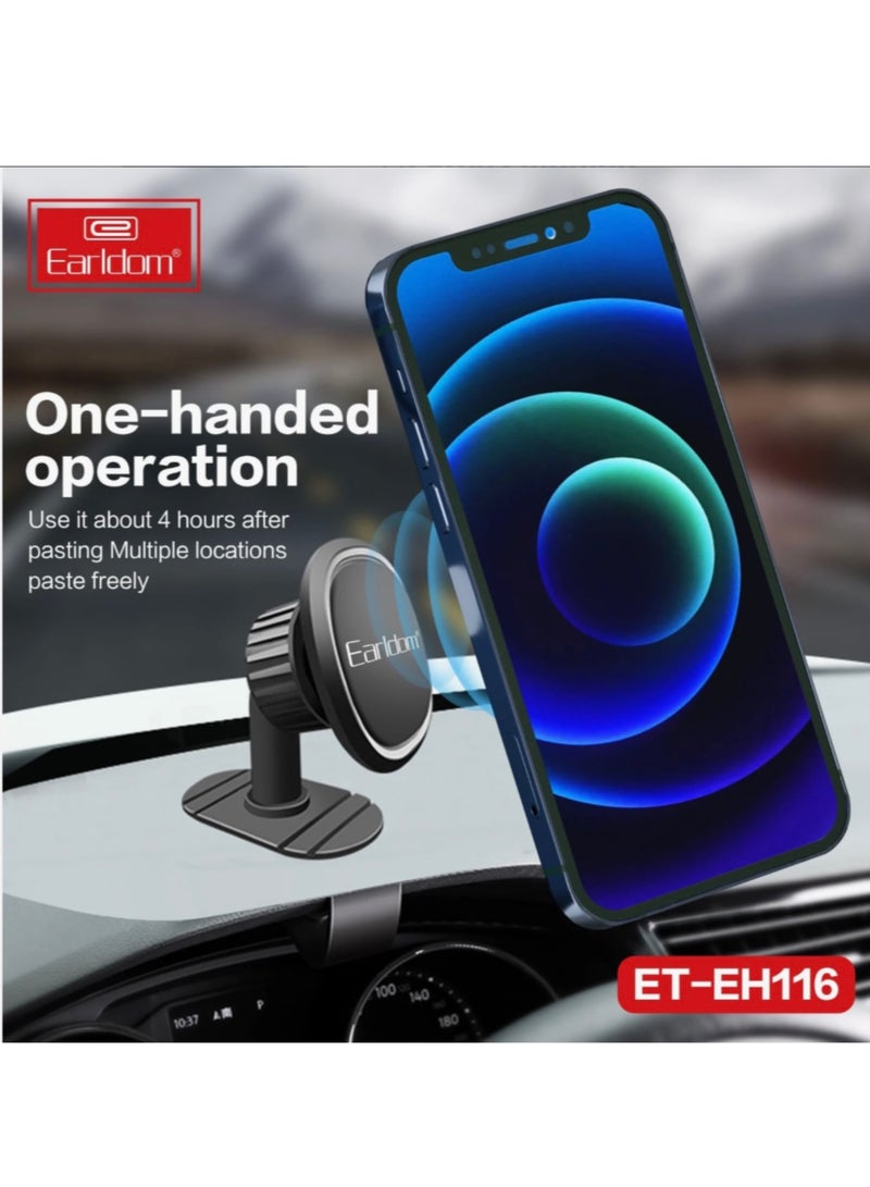 Earldom Universal Car Phone Holder with Strong Suction Cup – 360° Rotation, Telescopic Arm – Compatible with All Smartphones  - Image 4