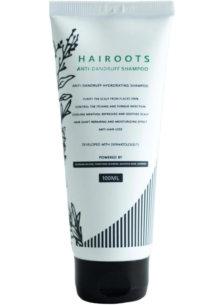 هيروتس شامبو من هيروتس لجميع أنواع الشعر، مضاد للقشرة مع عطر منعش، عبوة واحدة سعة 100 مليلتر - Image 1