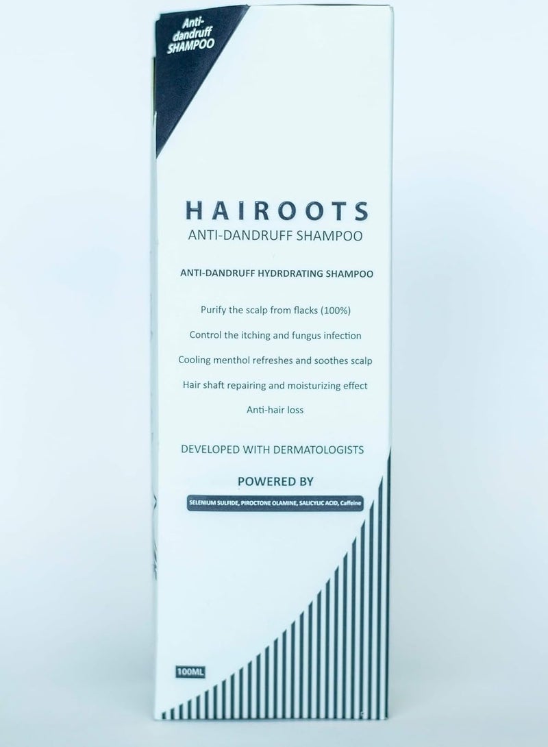 هيروتس شامبو من هيروتس لجميع أنواع الشعر، مضاد للقشرة مع عطر منعش، عبوة واحدة سعة 100 مليلتر - Image 2