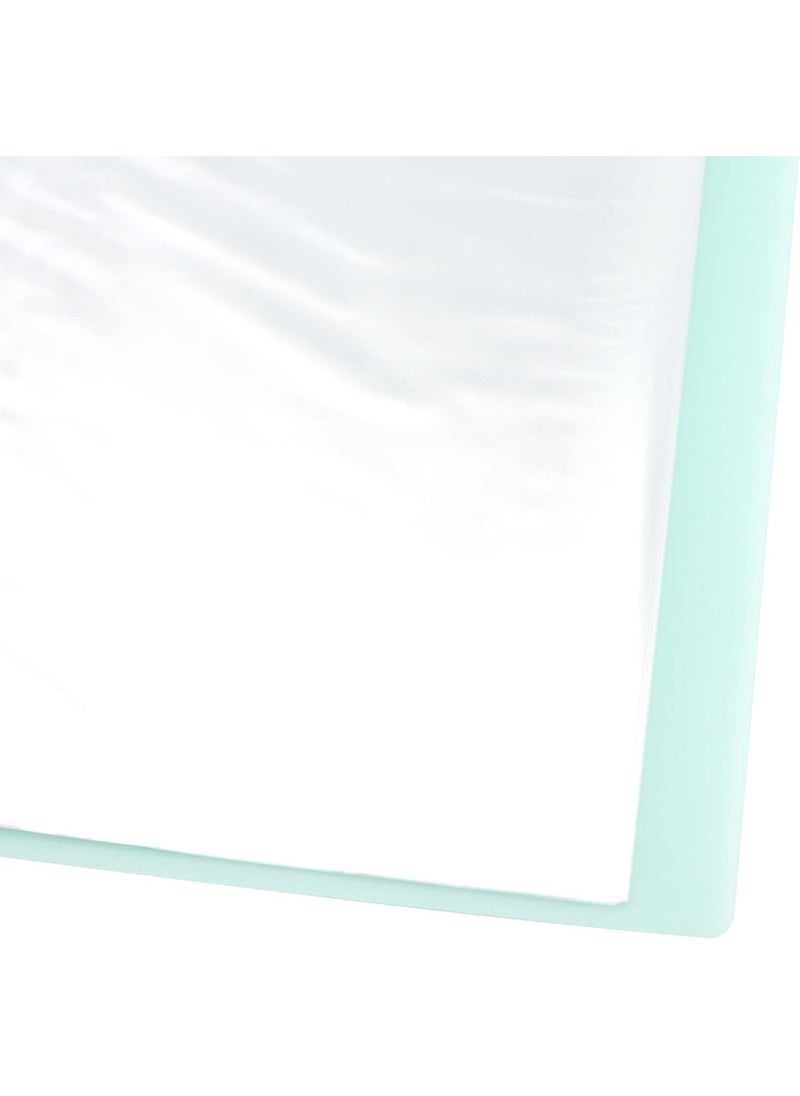 JAPCHET JAPCHET 6 Pack Diamond A3 Painting Storage Book 180 Clear Pockets Art Portfolio Presentations Folder Diamond A3 Painting Folder for Artwork Green White  - Image 3