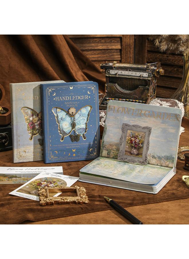 Bluejw Vintage Hollow Hand Ledger Suit Gift Box High Beauty Notebook Stationery Girl Cute Hand Ledger Girl Day - Image 3