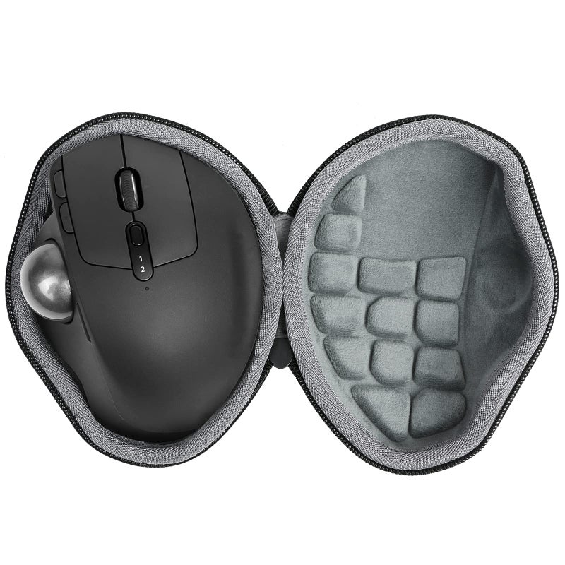 co2CREA Hard Case Replacement for Logitech MX Ergo S/MX Ergo Wireless Trackball Mouse (Black Case) - Image 1