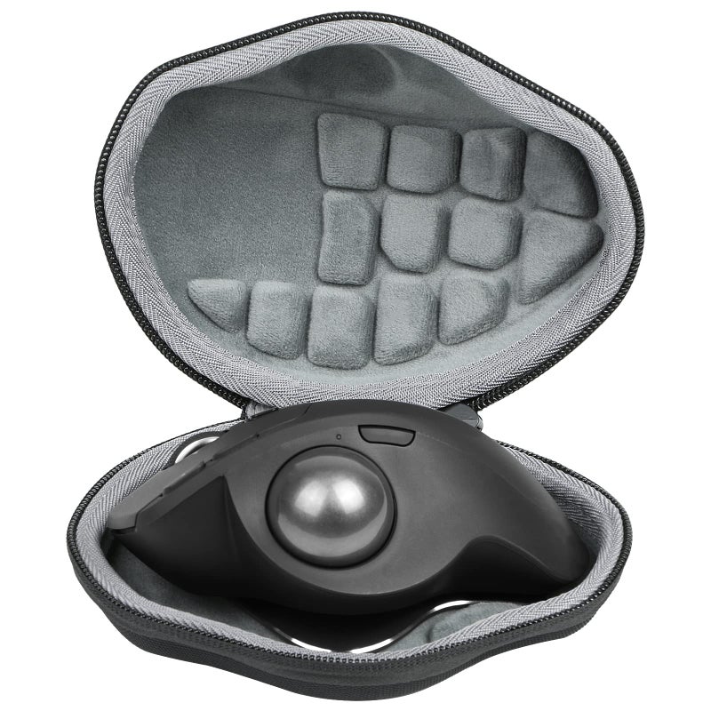 co2CREA Hard Case Replacement for Logitech MX Ergo S/MX Ergo Wireless Trackball Mouse (Black Case) - Image 2