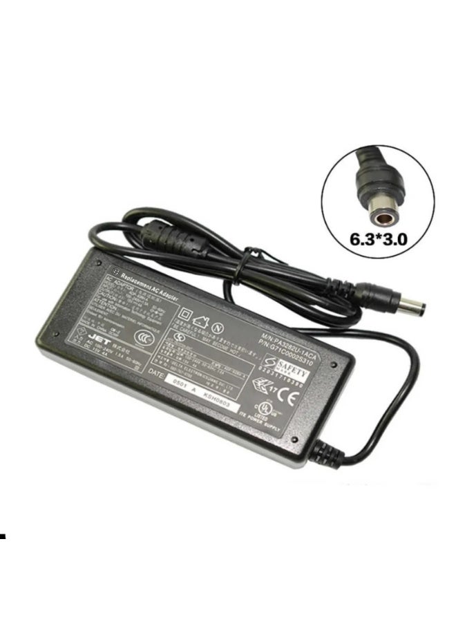 S.H Replacement Laptop Charger – Compatible with Toshiba 15V 5A 6.3×3.0mm 75W Laptop Charger