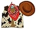 Making Believe Kids Western Rodeo Cowboy or Cowgirl Basic Costume Set Vest Brown Hat Bandana Size XL 1012 - Image 3