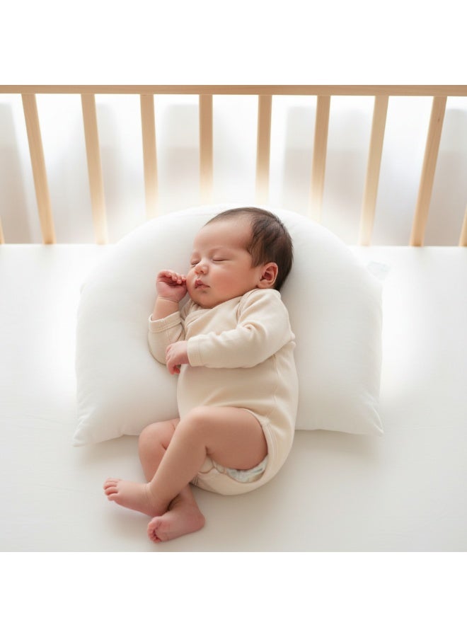 Bluejw وسادة رضاعة للأطفال وسادة جديدة للأطفال وسادة أساسية مضادة للانحراف رأس قابلة للتنفس وسادة تشكيل - Image 1