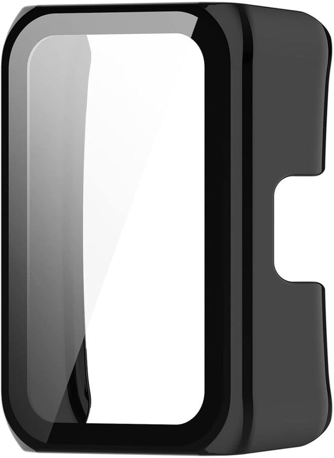 AWADUO AWADUO Smartwatch Full Coverage PC Protective Case Cover With Tempered Glass Screen Protector Compatible With Honor Band 7/6, Soft And Durable 
