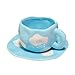 Noviko Cloud Coffee Mug with Saucer,Cute Ceramic Cup and Saucer,Unique Coffee Mugs - 10 Ounce - Image 2