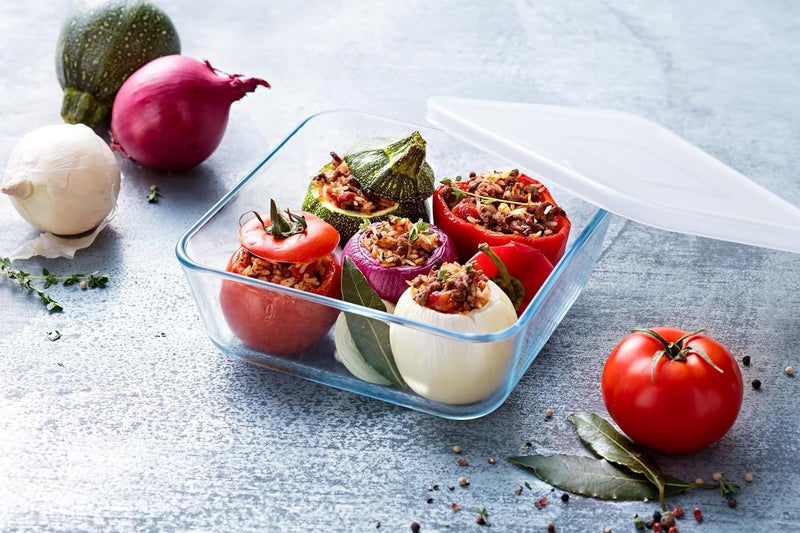 PYREX Cook&Freeze Recipient Care 0,85L-14x14cm, Glass, 1.85 liters, One Size - Image 2