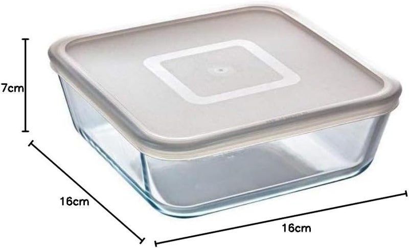 PYREX Cook&Freeze Recipient Care 0,85L-14x14cm, Glass, 1.85 liters, One Size - Image 3