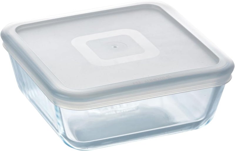 PYREX Cook&Freeze Recipient Care 0,85L-14x14cm, Glass, 1.85 liters, One Size - Image 1