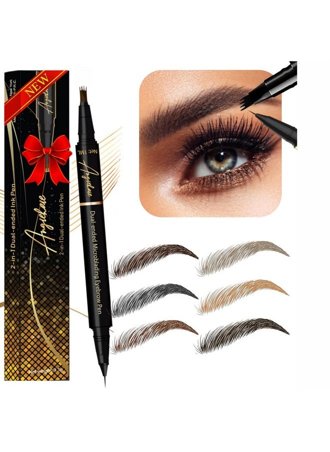 ANGIEHAIE - Eyebrow Pencil (Taupe) Dualended Microblading Eyebrow Pen Brow Pencil 2In1 Waterproof And Long Lasting Eye Brow Pencils For Women Eyebrow Makeup For Natural And Hairlike Effect Brows - Image 1