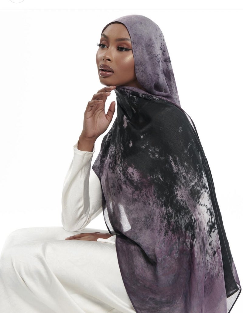 FANXIN Ethnic Style Satin Polyester Shawl Wrap for Women - Elegant Floral Design, Lightweight Scarf for All Seasons