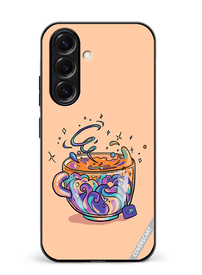 VR CREATIVE Protective Case Cover For Samsung Galaxy A56 Tea Design Multicolour