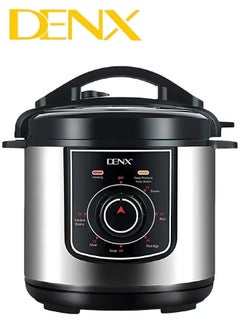 Denx Digital Electric Pressure Cooker Stainless Steel Body Touch Programmable 6L Capacity 1000 Watts  - Image 3